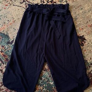 Eloquii Navy Tie Pants